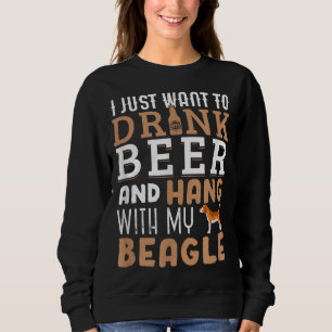 Beagle Dad Funny Vaderdag Gift Beer Trui