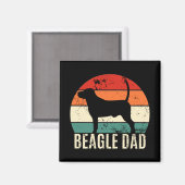 Beagle Dad Magneet (Voorkant / Achterkant)