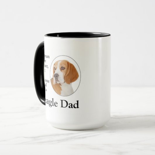 Beagle Dad Mok (Voorkant links)