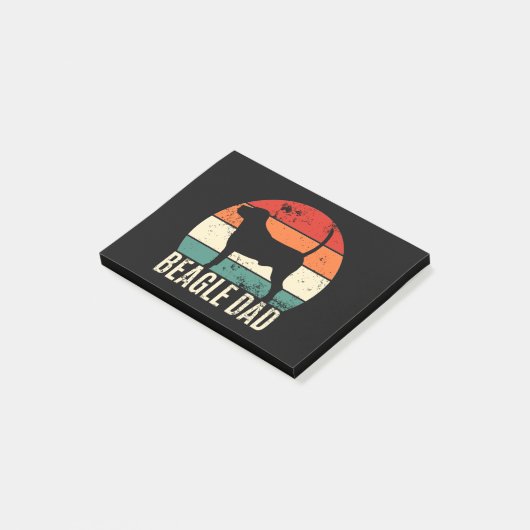 Beagle Dad Post-it® Notes (Schuin)