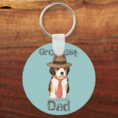 Beagle Dad Sleutelhanger (Voorkant)