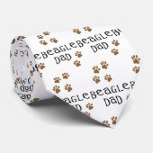 Beagle Dad Stropdas (Opgerold)