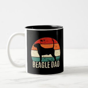 Beagle Dad Tweekleurige Koffiemok