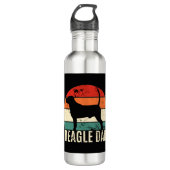 Beagle Dad Waterfles (Voorkant)