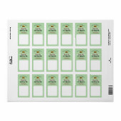 Beagle-dag stationaire labels (Full Sheet)