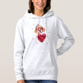 Beagle de cadeau de la Saint Valentin Sweat - shir (Devant)
