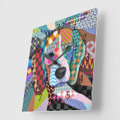 Beagle Dog 161 Square Wall klok (Hoek)