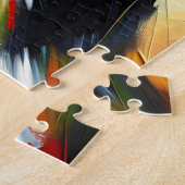 Beagle Dog Acryl Print Hondenliefhebber Gift Legpuzzel (Zijkant)