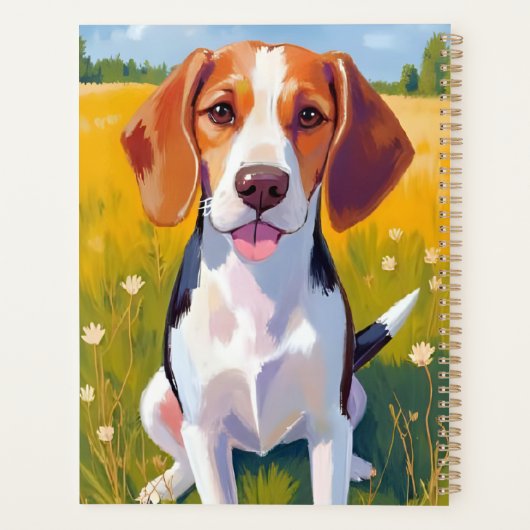 Beagle Dog Art Painting (Dos)