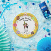 Beagle Dog Birthday Donuts Party Paper Bord (Feest)
