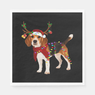 beagle dog christmas Classic T-Shirt Servet