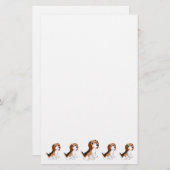 Beagle Dog Design Briefpapier (Voorkant / Achterkant)