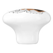 Beagle Dog Design Persoonlijk Keramische Knop (Zijkant)