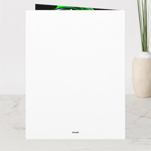 Beagle Dog fiets St. Patrick's Day Kaart (Achterkant)