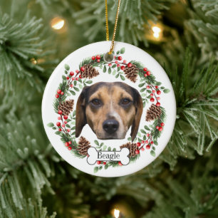 Beagle Dog Gepersonaliseerd Ornament voor huisdier