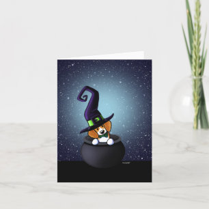 Beagle Dog Halloween Kaart