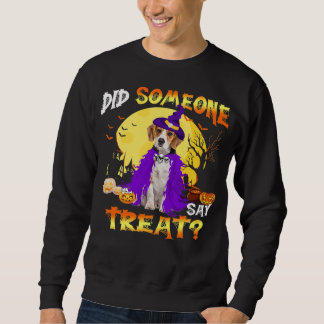 beagle dog halloween zei iemand tegen een behandel trui