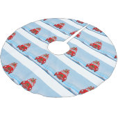 Beagle Dog in auto met kerstman Kerstboom Rok (Gekanteld)