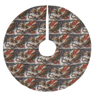 Beagle Dog Kerstfeest Kerstboom Rok