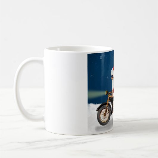 Beagle Dog kerstkerstkerstman Koffiemok (Links)