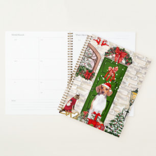 Beagle Dog Kerstmis Planner