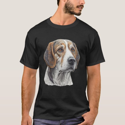 Beagle Dog Lover Mom & Dad_1 T-shirt (Voorkant)