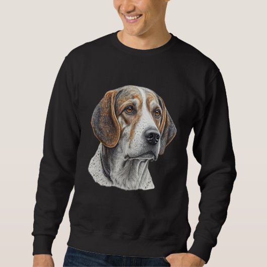 Beagle Dog Lover Mom & Dad_1 Trui (Voorkant)