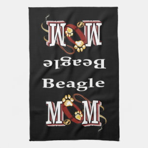 Beagle Dog MOM Theedoek