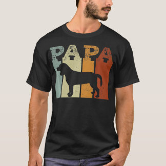 Beagle Dog of Puppy Owner - PAPA Retro T-shirt