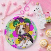 Beagle Dog Papieren Bordje (Feest)