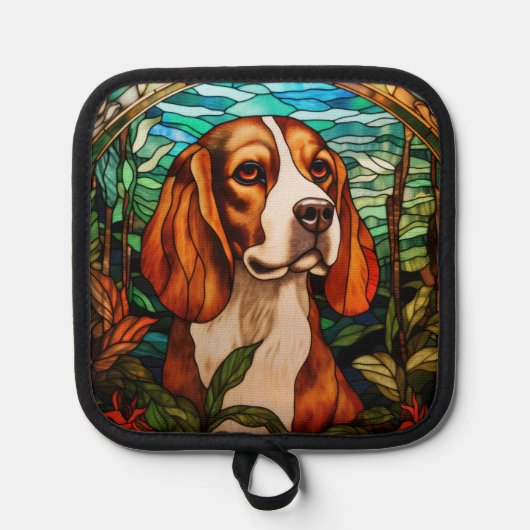 Beagle Dog Pot Holders Pannenlap (Voorkant)