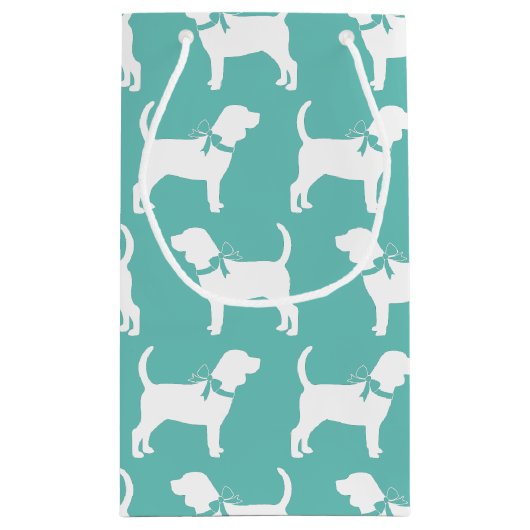 Beagle Dog Puppy Klein Cadeauzakje (Achterkant)