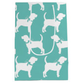 Beagle Dog Puppy Medium Cadeauzakje (Achterkant)