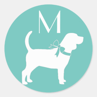 Beagle Dog Puppy Ronde Sticker