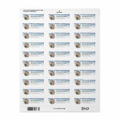 Beagle Dog Return Address Labels (Full Sheet)