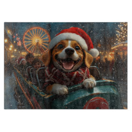 Beagle Dog Roller Onderzetter Kerst Snijplank