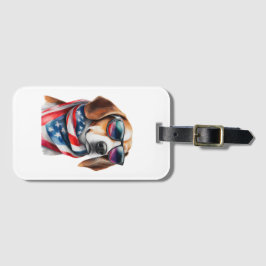 Beagle Dog Sublimatie Waterverf Bagagelabel