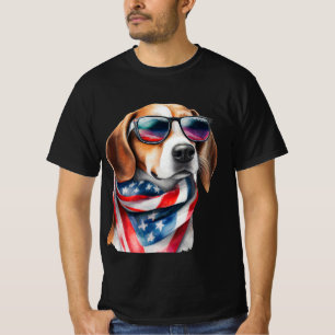 Beagle Dog Sublimatie Waterverf T-shirt