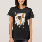 Beagle dog t-shirt (Voorkant)