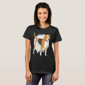 Beagle dog t-shirt (Voorkant volledig)