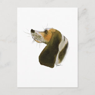 Beagle dog, tony fernandes briefkaart
