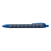 Beagle Dogs Pattern Monogrammed Pen (Bovenkant)
