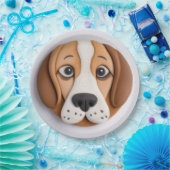 Beagle Een heerlijke cookie geïnspireerd Papieren Bordje (Feest)