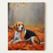 Beagle en automne Leaves automne Inspire (Dos)