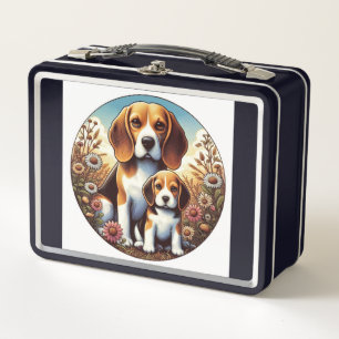 Beagle en puppy,
