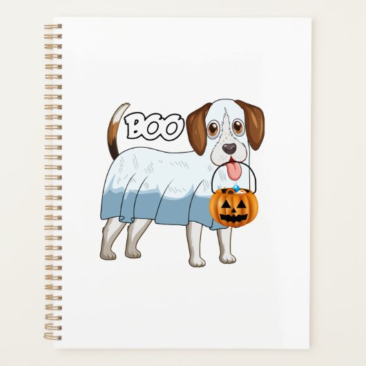 Beagle fantôme de Halloween Chien (Devant)