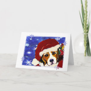 Beagle Feestdagen Kaart