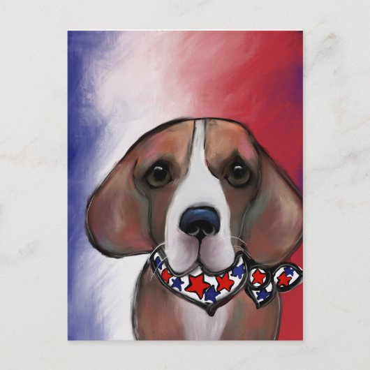 BEAGLE FEESTDAGENKAART (Voorkant)
