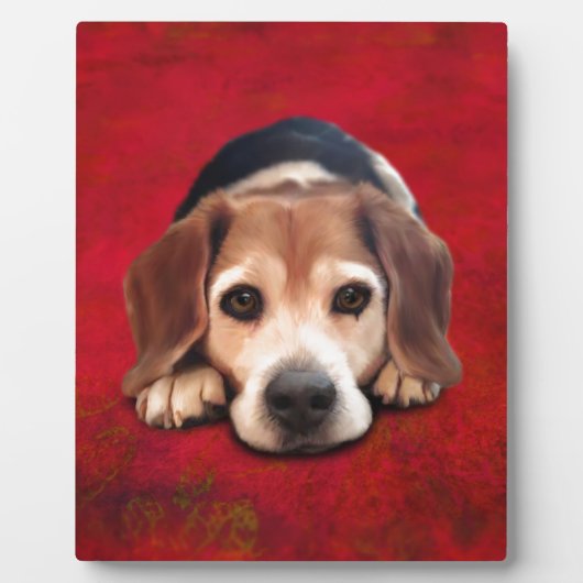 Beagle Fine Art Dog Art Painting Fotoplaat (Voorkant)