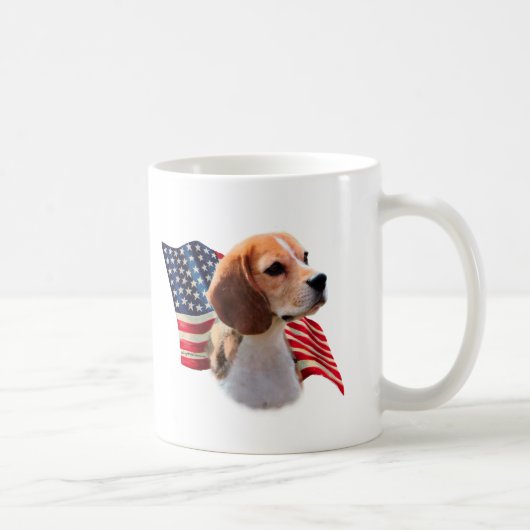 Beagle Flag Koffiemok (Rechts)